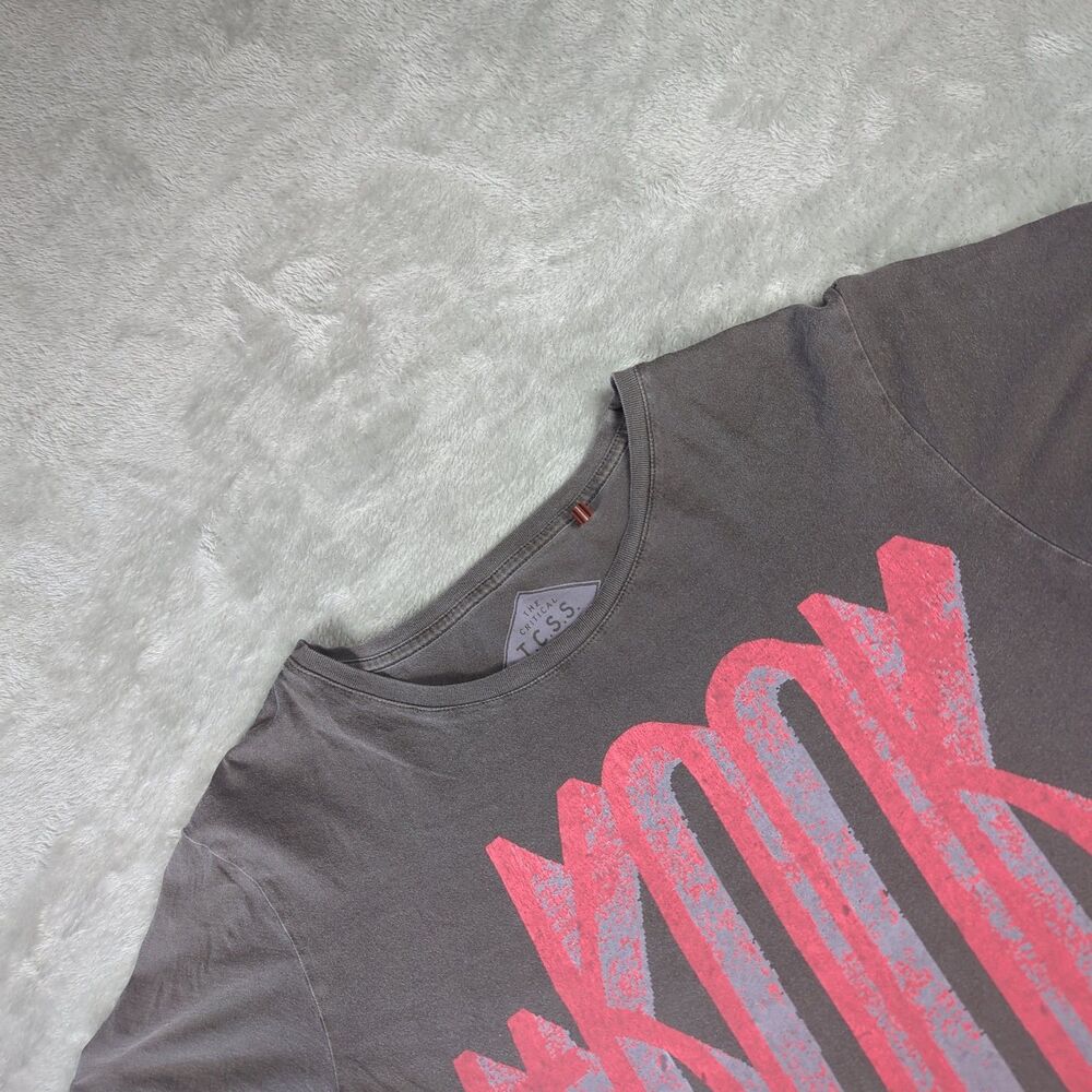 TCSS The Critical Slide Society Kook Surf Shirt Mens M Charcoal Gray Graphic Tee